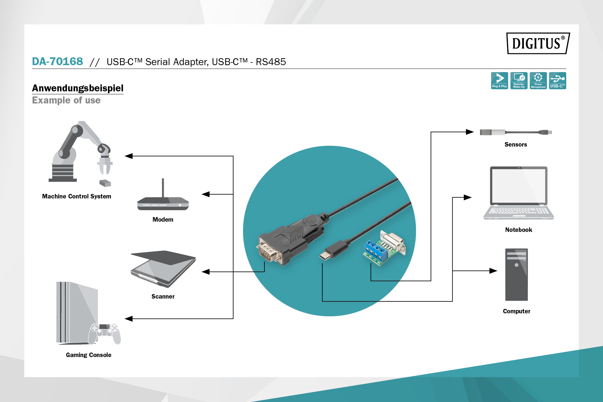 Digitus By Assmann Shop Usb C Serial Adapter Usb C Rs