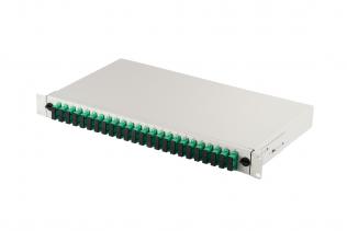 19" Fiber Optic Patch Panels - Equipped