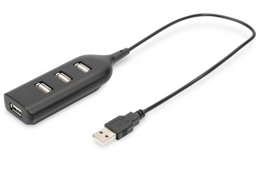 USB 2.0 Hub, 4-Porte