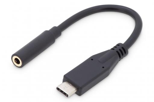 USB Type-C™ audio adapter cable, Type-C™ to 3.5mm stereo