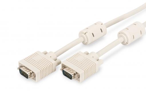 VGA Monitor connection cable, HD15/M - HD15/M