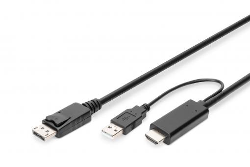 Adapter kablowy 4K HDMI – HDMI na DisplayPort
