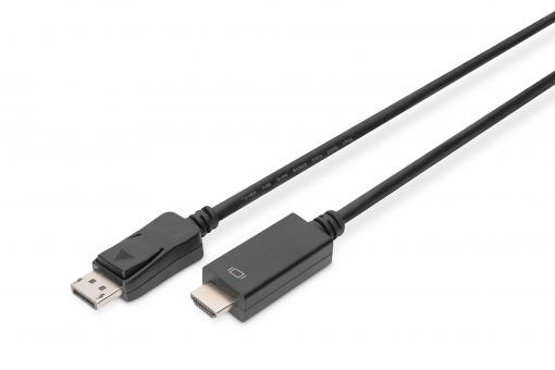 DisplayPort Adapter Cable, DP - HDMI type A