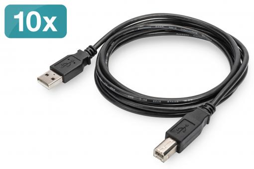 USB 2.0 Anschlusskabel, 10er Pack