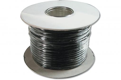 Modular Flat Cable, 4 Wire, Length 100 M, AWG 28 Color black 