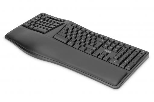 Ergonomische Tastatur, kabellos, 2,4 GHz 