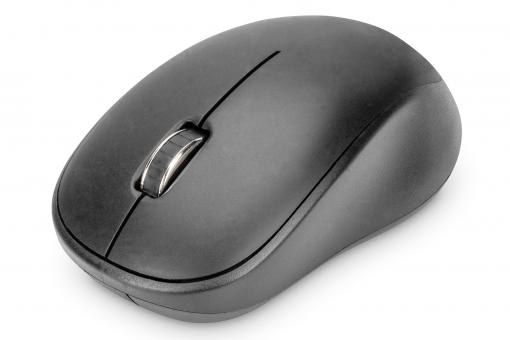 Wireless Optical Mouse, 3 buttons,  Silent 