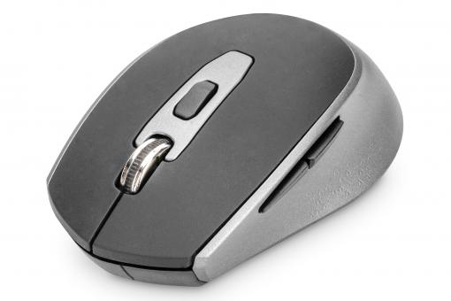 Wireless Optical Mouse, 6 knappar, 1600 dpi