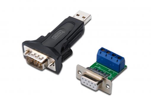 Digitus USB 2.0 - RS-485 Preto