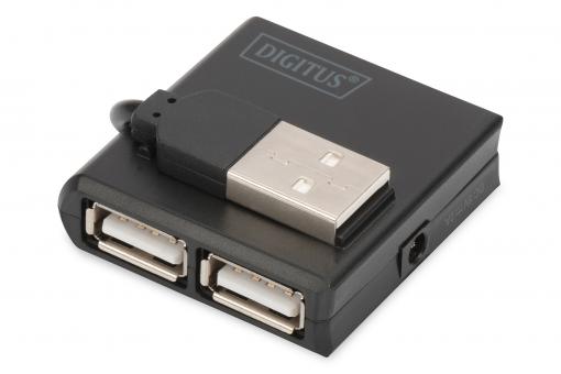 DIGITUS® USB 2.0 High-Speed Hub 4-Poorts
