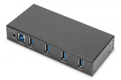 Koncentrator USB 3.0, 4-portowy, Industrial Line