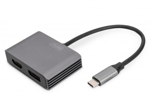 Adattatore grafico USB Type-C™ 4K 2in1 DisplayPort + HDMI