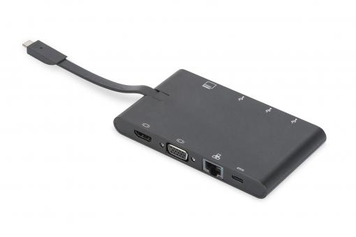 DIGITUS B2B Shop  Adaptateur multiport USB Type-C™ avec HDMI 4 K