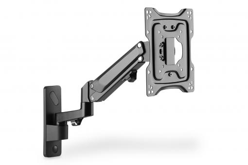 Universal Monitor Wall Mount with Gas Spring and Swivel Arm
