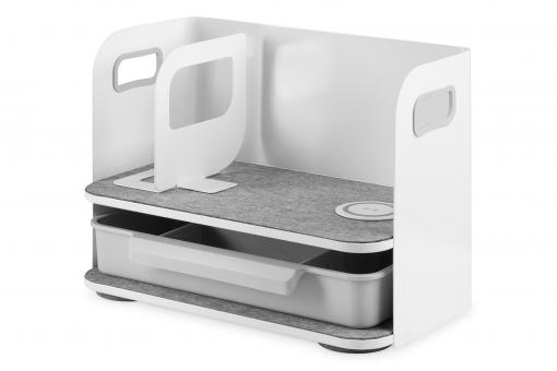 Desktop Organizer with Qi Charger
 