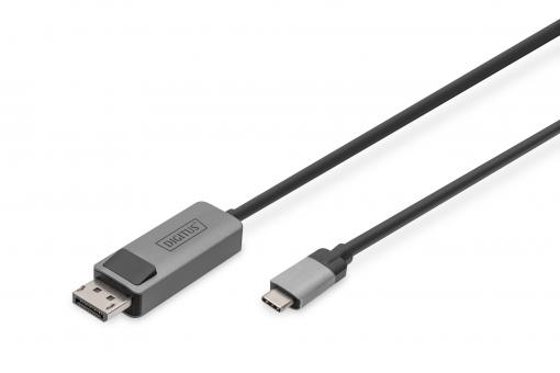 Cable adaptador bidireccional de USB tipo C a DisplayPort