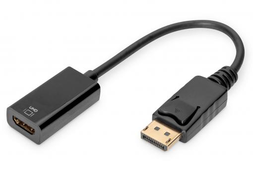 Aktiver DisplayPort Adapter / Konverter, DP auf HDMI