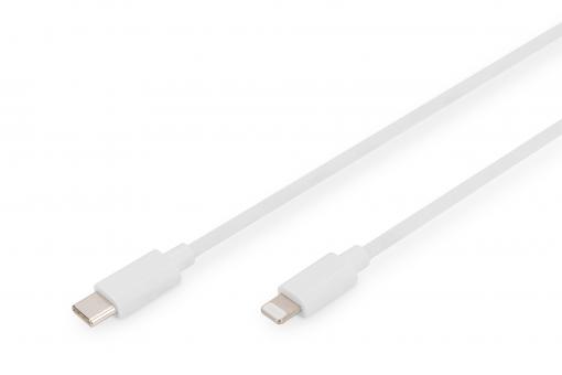 Lightning to USB-C data/charging cable, MFI-certified 
