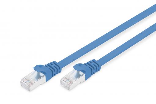 CAT 6A shielded flat patch cord