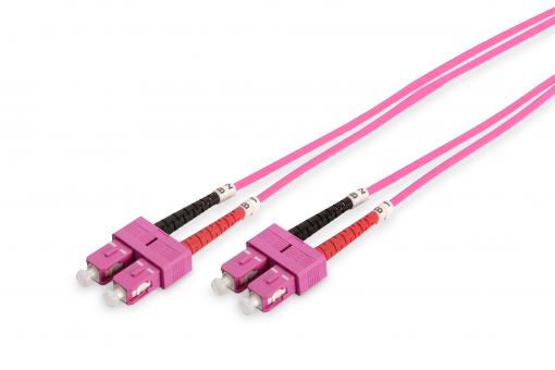 Digitus SC/SC OM4 2m cabo de fibra ótica I-VH Violeta