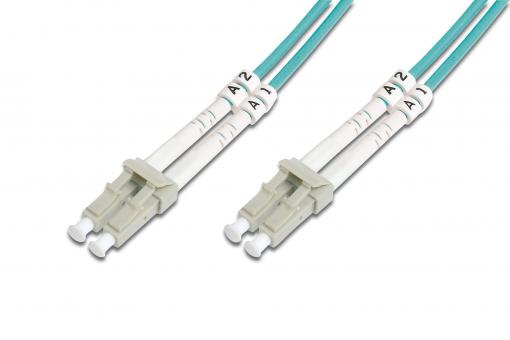 Fiber Optic Multimode Patch Cord, OM 3, LC / LC 