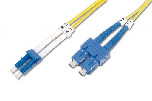 Światłowodowy kabel krosowy jednomodowy, LC / SC 