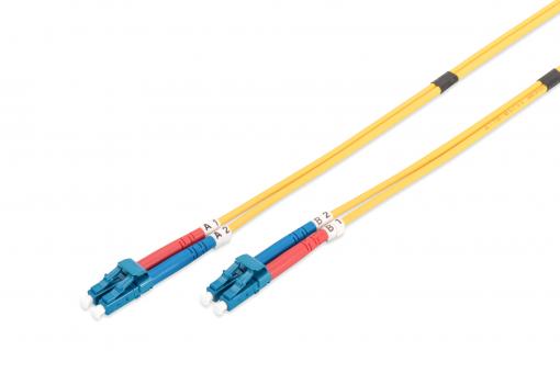 Światłowodowy kabel krosowy jednomodowy, LC / LC
