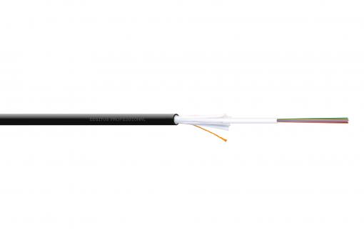 Kabel światłowodowy uniwersalny 4 włókna wielomodowe OM3 50/125, Dca, LSOH, 1500N, czarny, A/I-DQ(ZN)BH