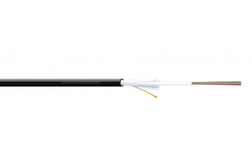 Kabel światłowodowy zewnętrzny DIGITUS ze złączem SC 24 wł. SM 9/125 G652D, Fca, PE, 1500N, czarny - długość docinana na zamówienie