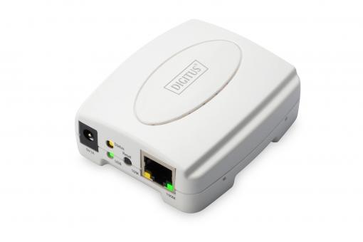 Serwer drukarki Fast Ethernet DIGITUS, USB 2.0