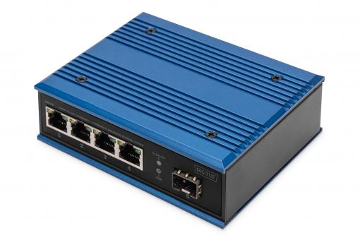 Switch Ethernet industriale 4 porte 10/100/1000BASE-TX+1000Base-FX 

