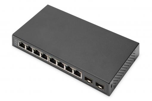 8-portowy Gigabit + 2 porty SFP Gigabit
