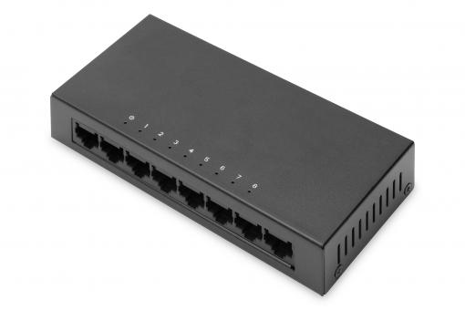 Przełącznik 8-portowy, 10/100 Mb/s Fast Ethernet, niezarządzany