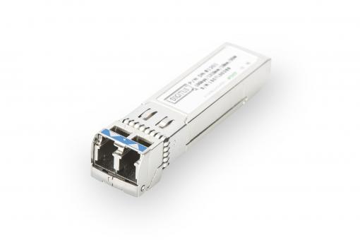 mini GBIC (SFP) Modul, 10Gbps, 10,0km, mit DDM Funktion