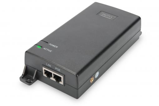 Gigabit Ethernet PoE Ultra Injektor, 802.3af/at, 60 W 