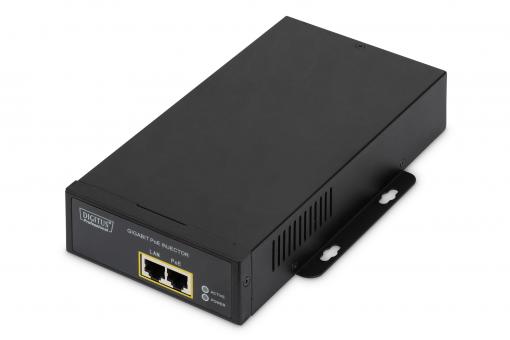 Gigabit Ethernet PoE++ Injector, 802.3at, 95 W