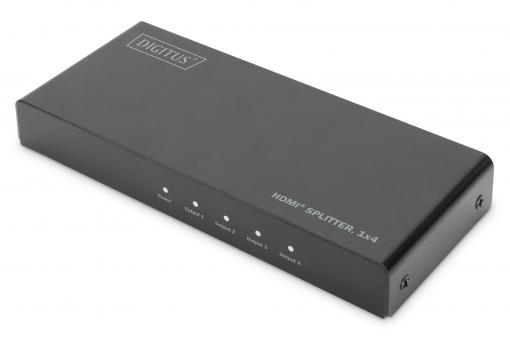 HDMI® Splitter, 1x4, 4K / 60 Hz with Downscaler