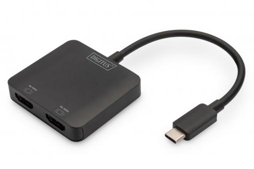 2-portars MST Video Hub (USB-C™ -> 2x HDMI)