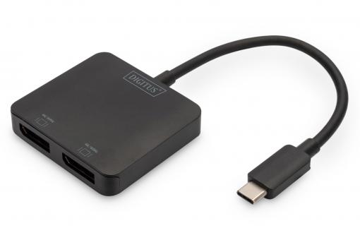 2-portars MST Video Hub (USB-C™ -> 2x DisplayPort)