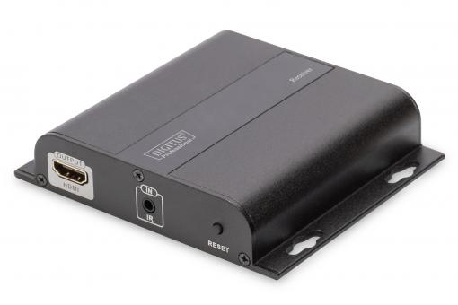 Digitus DS-55123 audió/videó jeltovábbító AV receiver Fekete