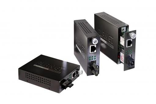 10/100Base-TX to 100Base-FX (ST, MM) Smart Media Converter-2km 