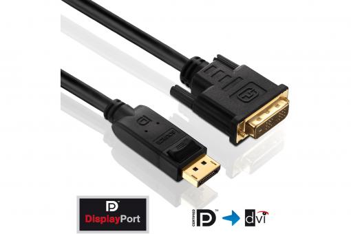 Purelink PureInstall PI5200 - High Speed DisplayPort DVI Kabel 