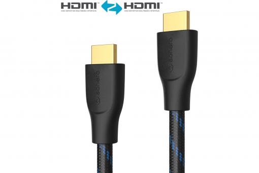 Premium High Speed HDMI Kabel mit Ethernet - 1,00m 