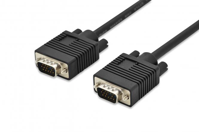 Digitus AK-310103-018-S VGA kabel 1,8 m VGA (D-Sub) Černá 
