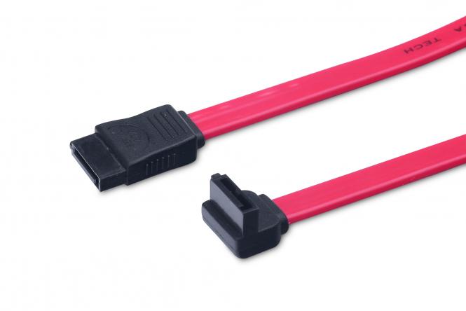 ASSMANN Electronic 2x SATA 7-pin, 0.5 m SATA kábel 0,5 M Fekete, Vörös 