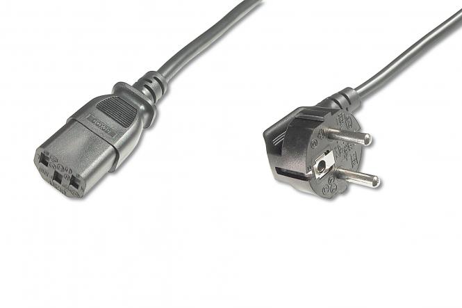 Digitus AK-440100-018-S napájecí kabel Černá 1,8 m CEE7/7 IEC C13 