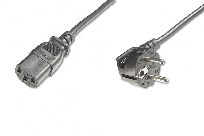 Digitus AK-440100-050-S napájecí kabel Černá 5 m CEE7/7 IEC C13 