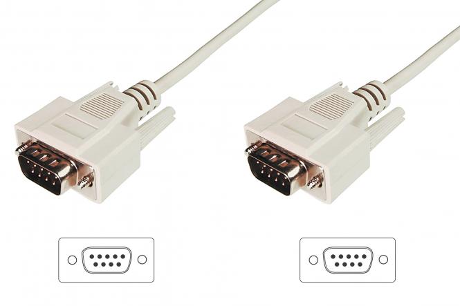 Datatransfer connection cable, D-Sub9/M - D-Sub9/M 