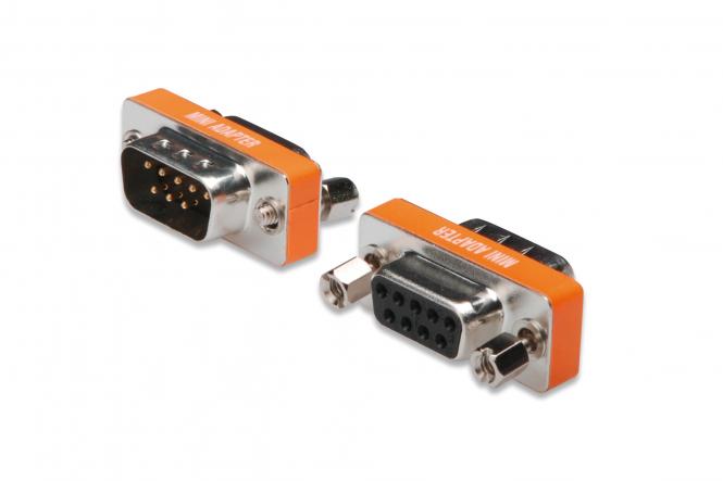 Adapter RS-232 null-modem typ D-Sub 9 / D-Sub 9, męski / żeński 