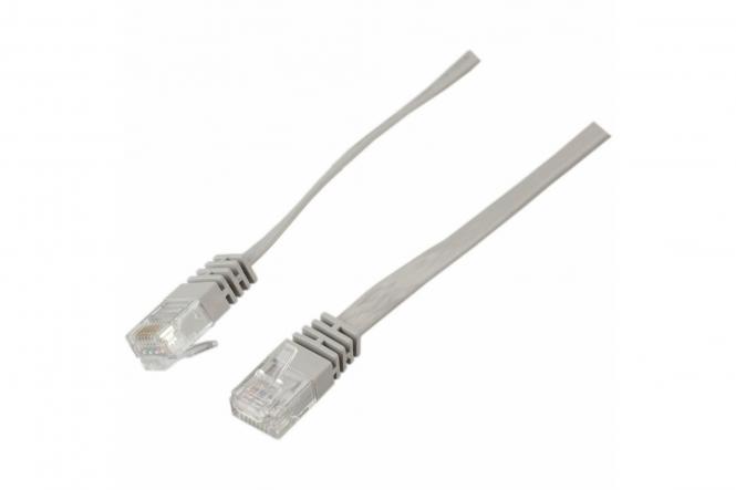 Cat 6a unshielded flat patch cord 